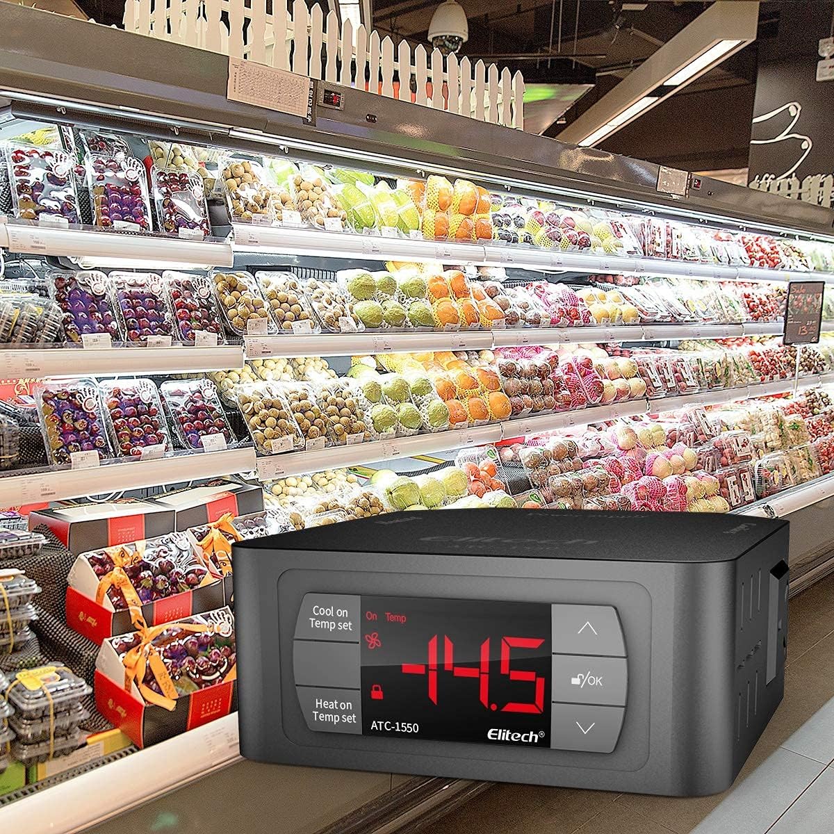 Elitech ATC-1550 Pre-wired Digital Temperature Controller, Heating,Cooling Output, Touch-key Thermostat - Image 5