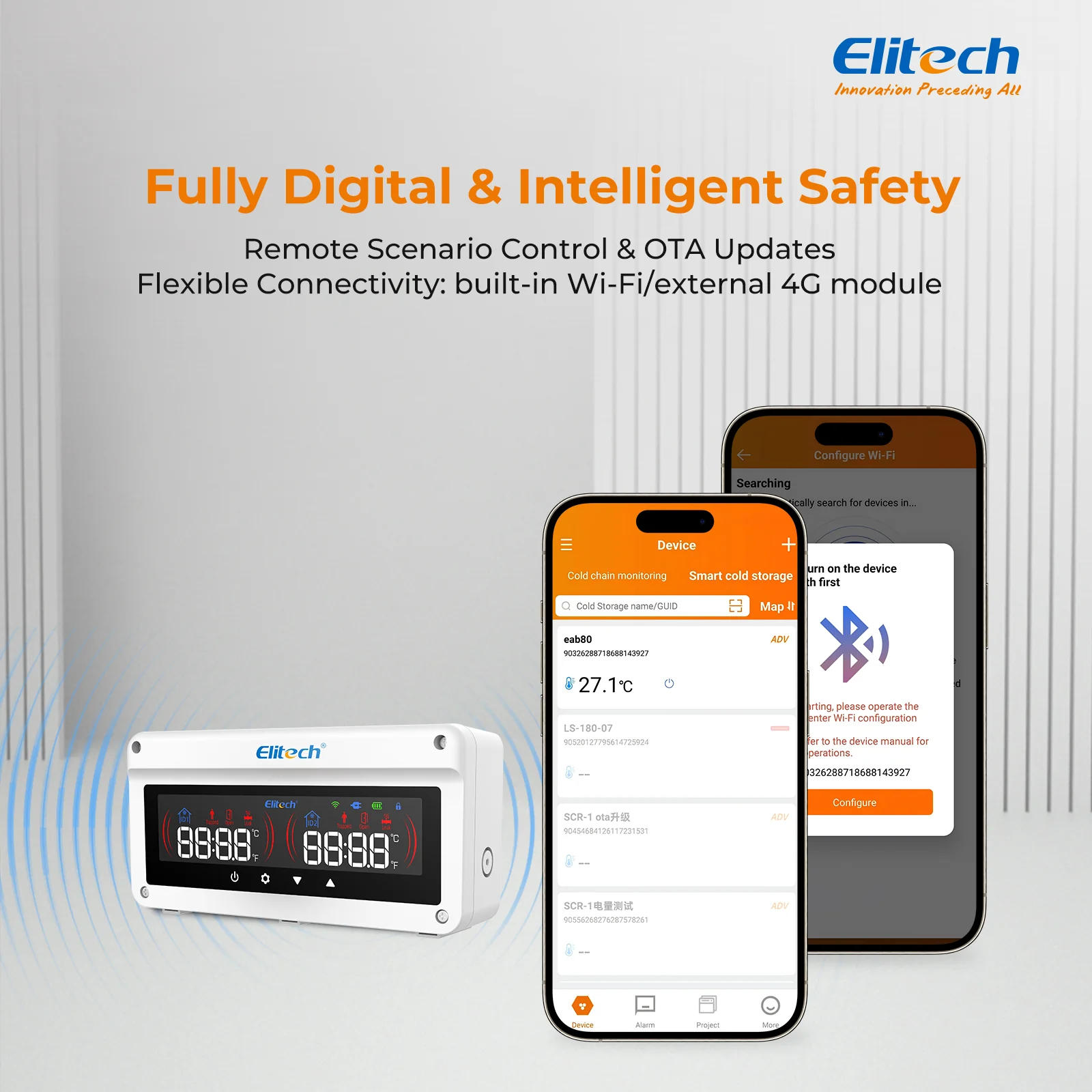 Elitech EAB-80-01 Multi-Function Cold Storage Alarm System for Gas Leak, Human Entrapment, Door Status & Overtemperature - Image 6