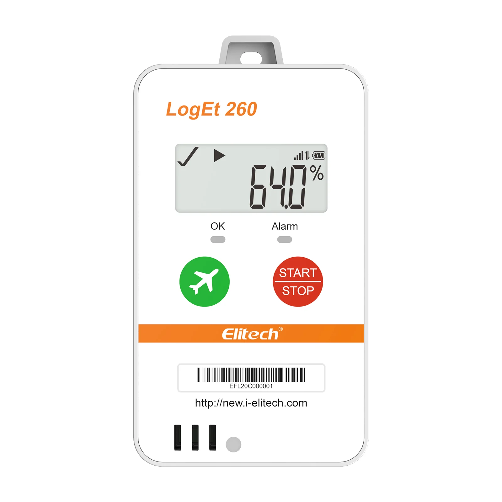 Elitech Loget 260-TH 4G Reusable Real-time Temperature & Humidity Data Logger Light/Shock/Location, Built-in SIM Card, 100000 Points - Image 10