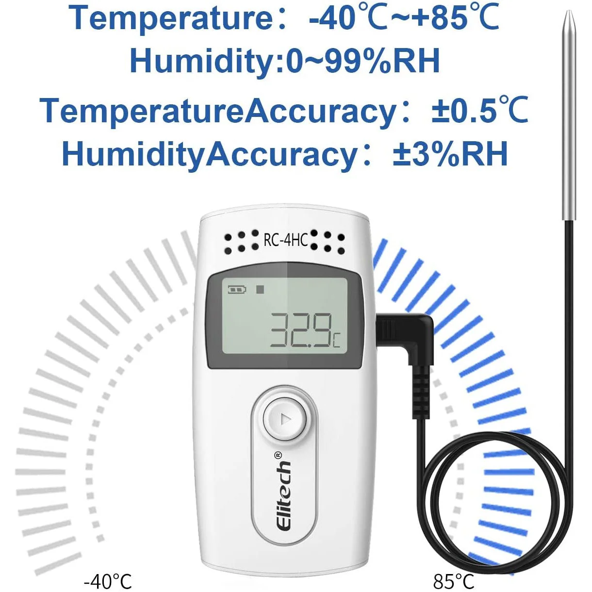 Elitech RC-4HC Temperature and Humidity Data Logger (USB) - Image 7