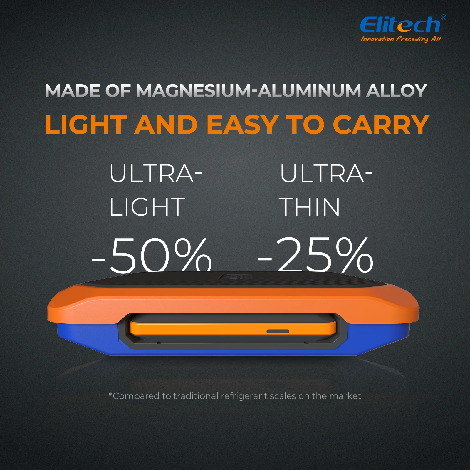 Elitech SRL-100 Refrigerant Heat Pump Scale 220Lbs/100Kg (Magnesium-aluminum alloy base) - Image 3