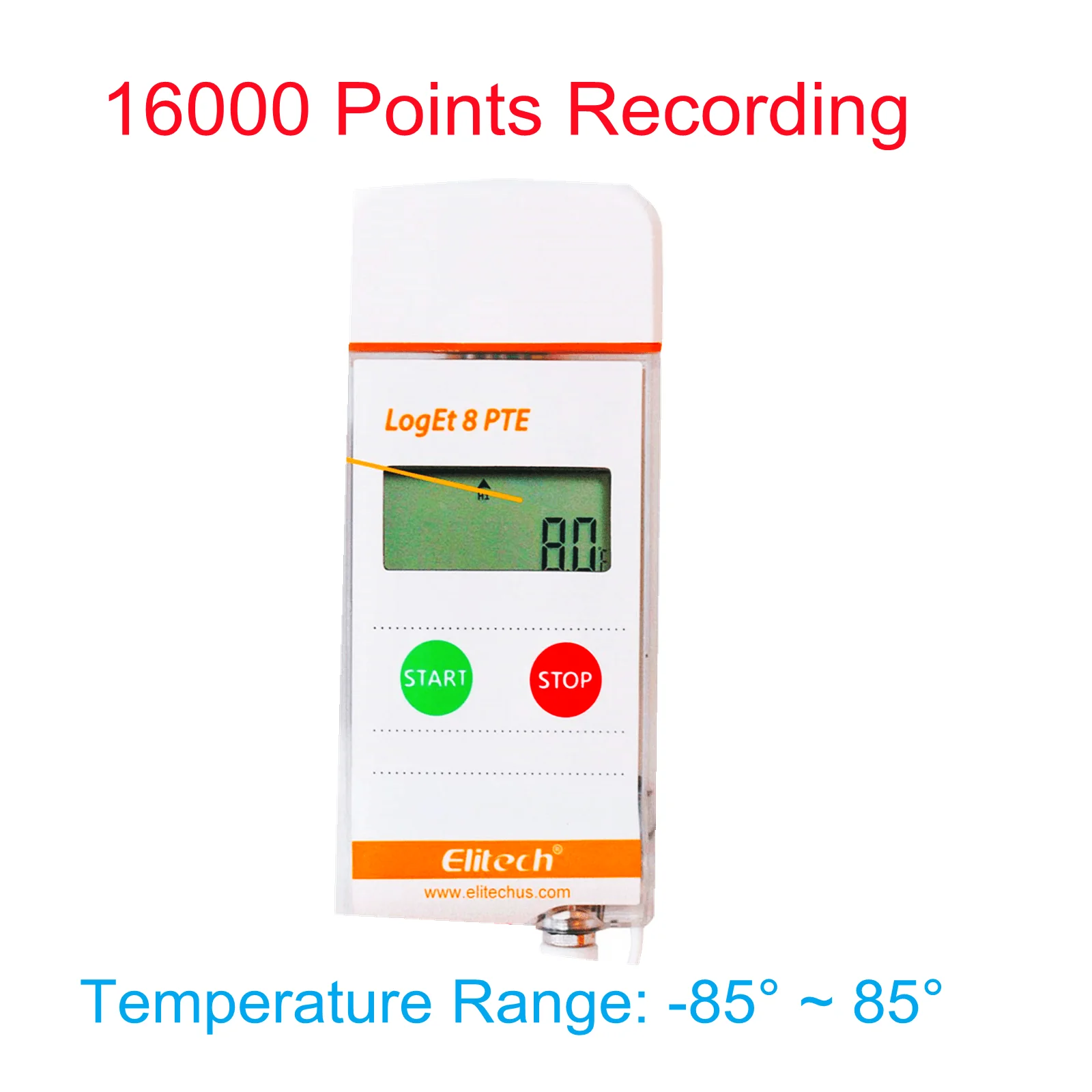 Elitech LogEt 8 PTE Ultra Low Temperature Data Logger -121℉~185℉ - Image 3