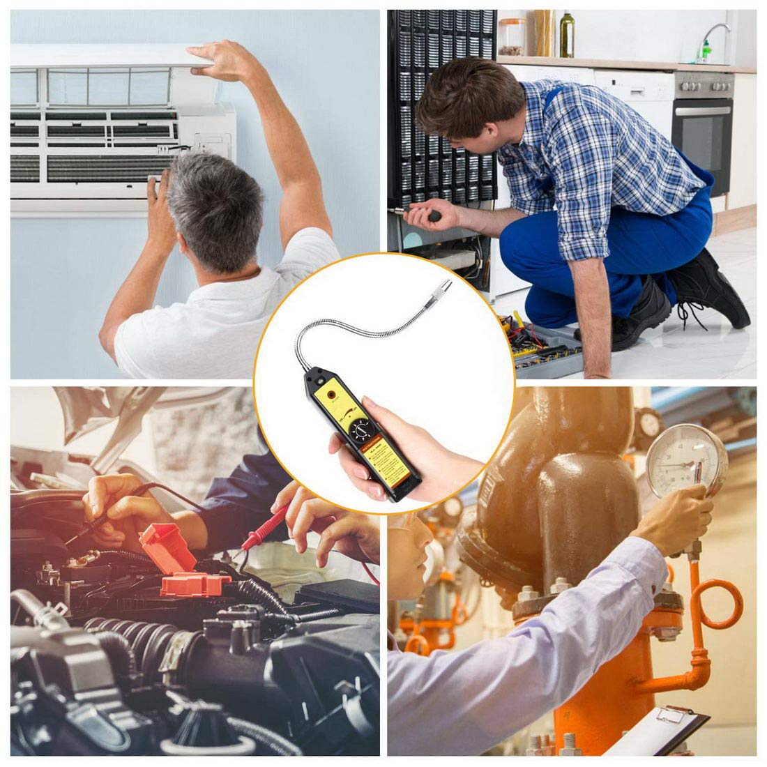 Elitech WJL-6000 Refrigerant Leak Detector Corona Sensor HVAC Halogen Gas Tester - Image 9