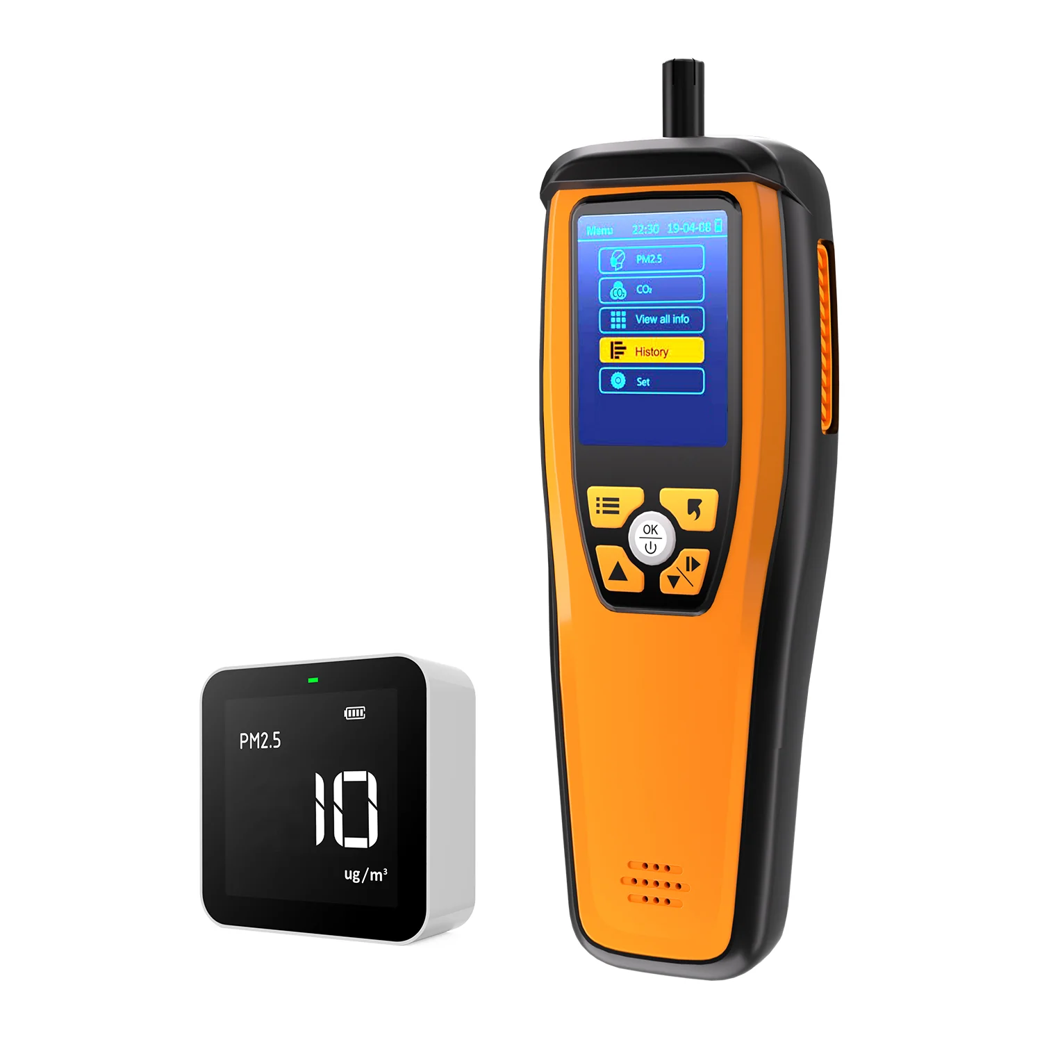 Temtop M2000C 2nd CO2 Air Quality Monitor for CO2 PM2.5 PM10 Particles Detector Temperature Humidity Display Audio Alarm Recording Curve, Data Export - Image 8