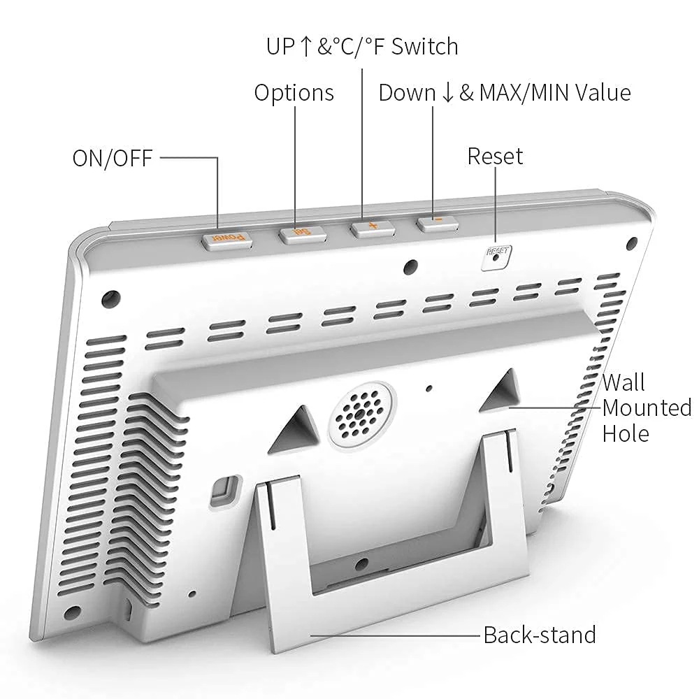 Temtop P20 PM2.5 Air Quality Monitor Professional Laser Particle Sensor Detector Real Time Temperature Humidity Display Rechargeable Battery - Image 5