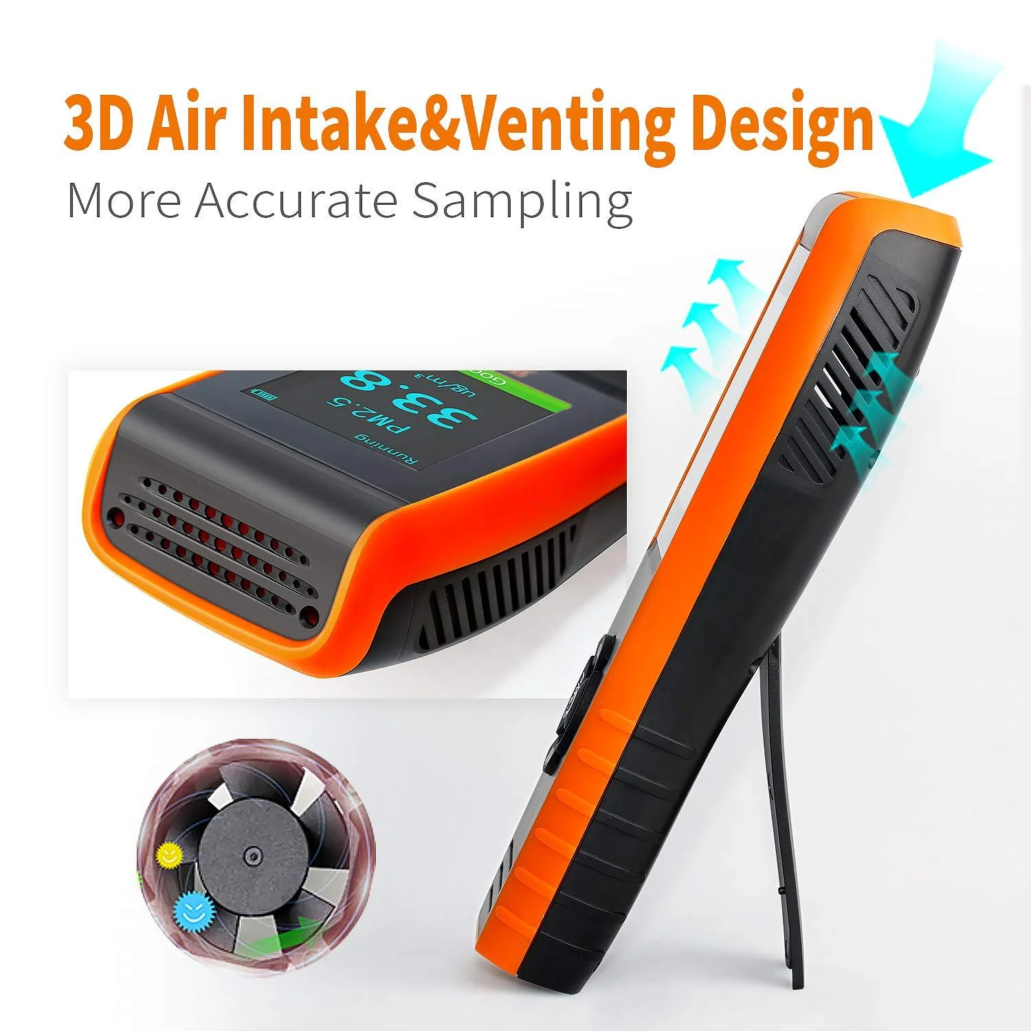 Temtop P600 Air Quality Monitor Portable Laser PM2.5 PM10 Particle Detector Professional Air Quality Monitor Meter Accurate Testing - Image 4