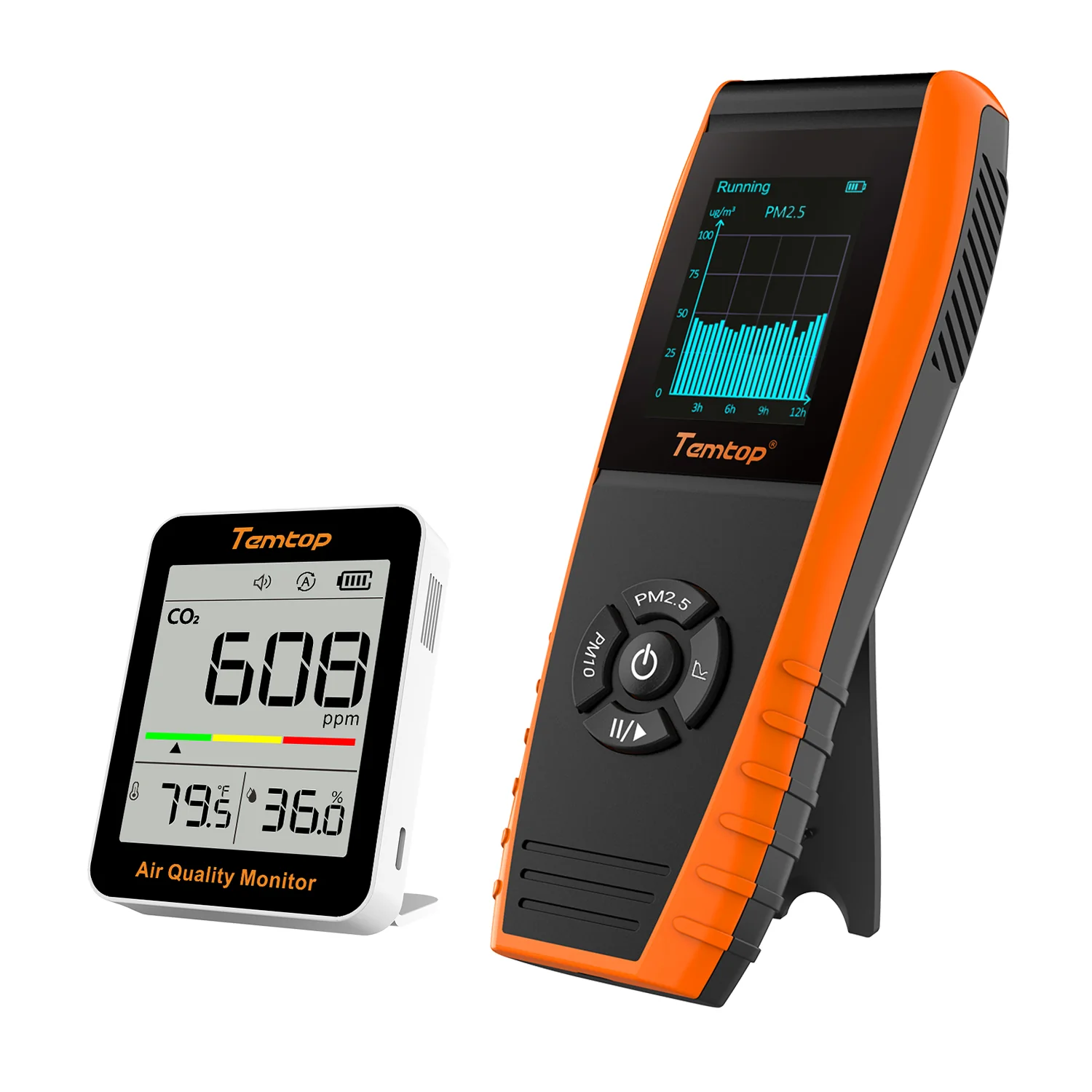 Temtop P600 Air Quality Monitor Portable Laser PM2.5 PM10 Particle Detector Professional Air Quality Monitor Meter Accurate Testing - Image 7